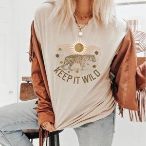 KEEP IT WILD Handmade Graphic Tee